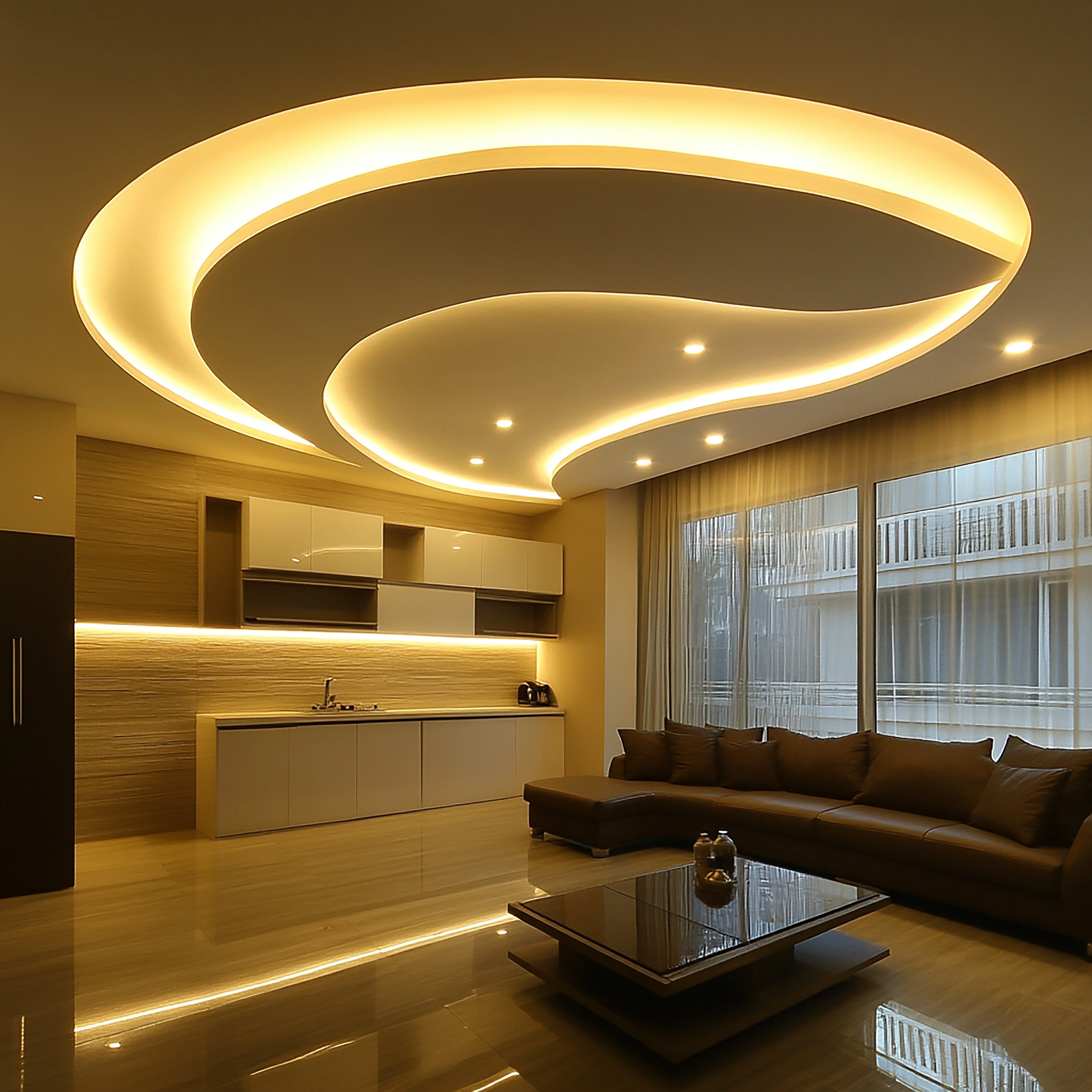 False Ceiling and Lighting Solutions